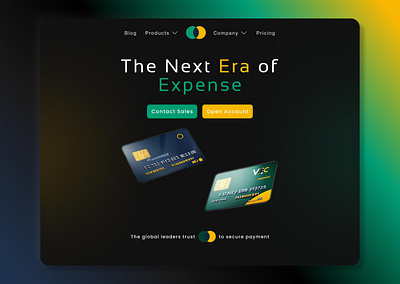 Preimum Hero Section for Finance brand animation branding figma framer ui uiux userexperience userinterface