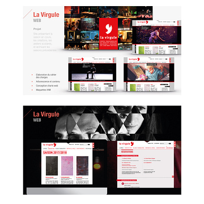 La Virgule WEB design graphic design minimal ui ux web