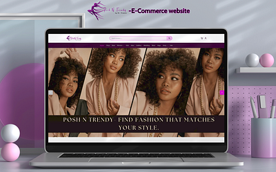 Fashion E-commerce Website Design design ecommerce landing page ui uidesign uiux web design website