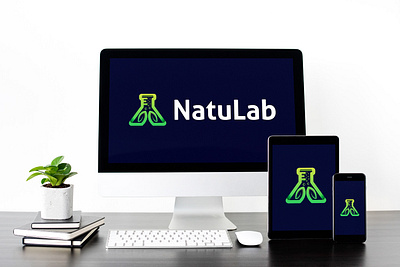 NatuLab- Logo- Logo Design- Brand Identity Design. graphic design logo logo design natulab natulab logo