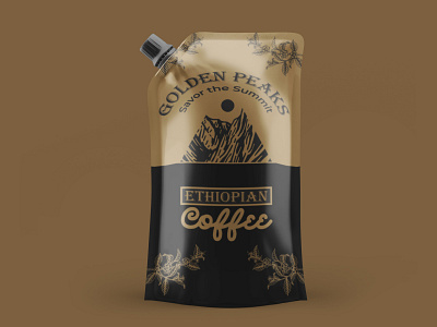 Luxury Coffee Pouch Packaging Design brand identity brand identity design branding coffee packaging coffee packaging design design graphic design illustration luxury packaging luxury packaging design packaging packaging design pouch packaging pouch packaging design stand up pouch packaging vector