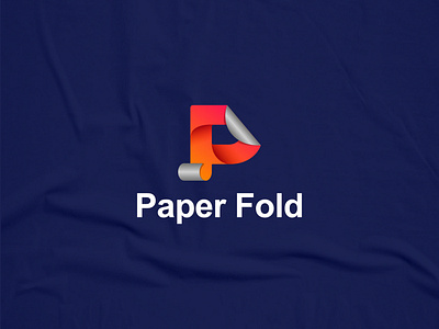 Logo, Logo Design, Modern Logo Design. modern logo design. paper fold