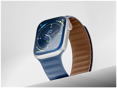 iWatch Fitness Tracker UI 3d animation app design apple apple watch design graphic design illustration iwatch iwatch design logo motion graphics ui ui design ukiyo ux ux design vector watch