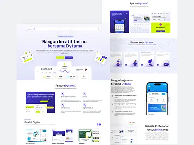 Creative IT Solution & Digital Product Website dashboarddesign designinspiration interfacedesign landingpage minimaldesign moderndesign startupdesign techdesign uidesign webdesign webdevelopment