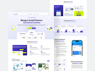 Creative IT Solution & Digital Product Website dashboarddesign designinspiration interfacedesign landingpage minimaldesign moderndesign startupdesign techdesign uidesign webdesign webdevelopment
