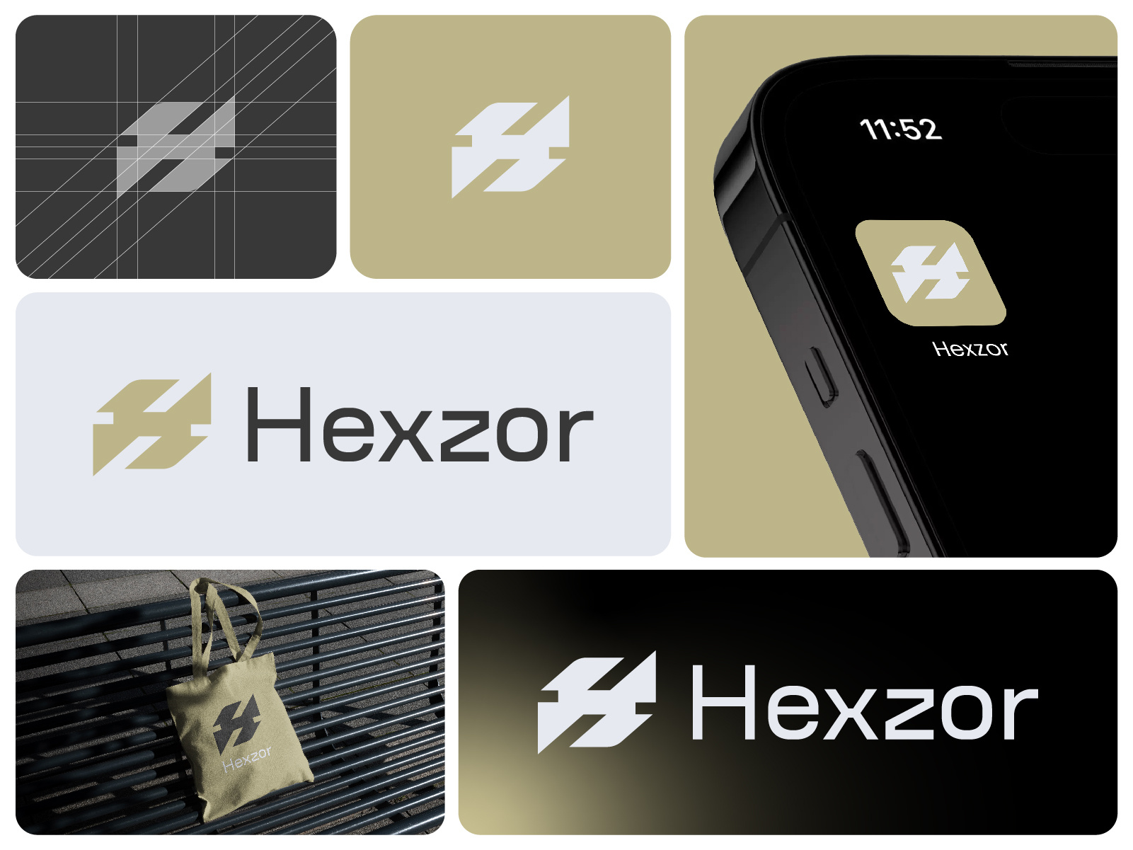 Example of Tech Startup Logo & Brand Identity