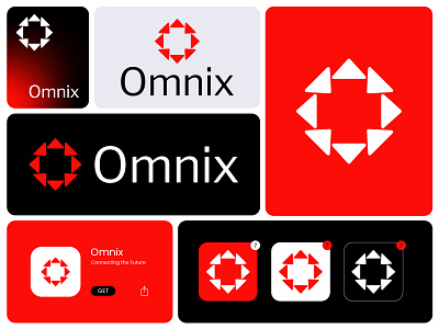 Omnix Branding abstract symbol brand brand identity branding corporate identity design icon identity logo logo designer logodesign logotype minimalist design minimalist logo modern logo professional branding startup logo technology logo visual identity