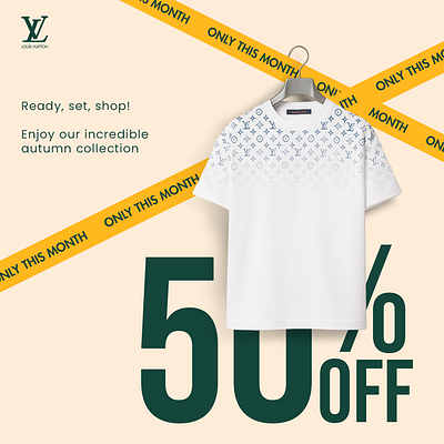 Luxury Fashion Sale Poster Design Concept branding design dribbble flyer flyer design foryou graphic design insatagram post insatagram post design luxury fashion post design poster poster design sociel media post tshirt