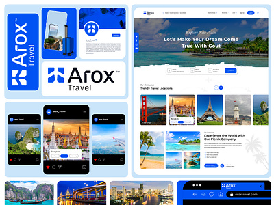 Arox Travel air air logo airplane airplane logo arox travel branding branding identity graphic design logo logo type plane plane logo tour tourism logo travel travel agency travel agency logo travel logo traveling ui