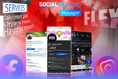 Social media manager. If you need my service knock me! banner design graphic design social media manager