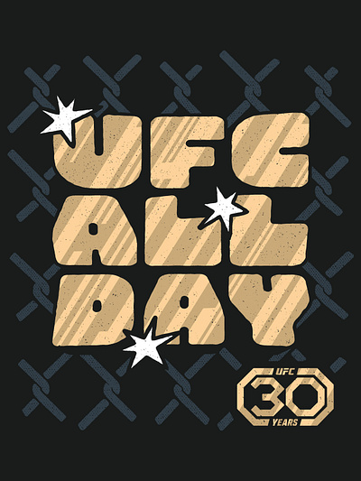 UFC ALL DAY Concept branding design graphic design illustration logo typography vector