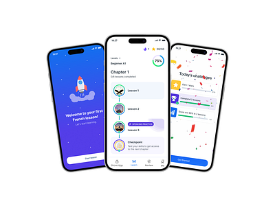 E-Learning App – Quiz Unlock & Certificate appdesign certificate educationapp elearning figma gamifiedlearning interactiondesign learningapp learningmanagement mobileapp mobileuidesign modernapp onlinelearning productdesign quizapp uidesign uiux uxdesign