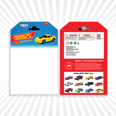 Diecast Package Design branding design graphic design illustration logo typography vector