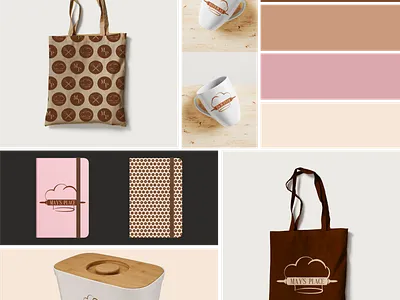Brand Board for a start up micro bakery - Tuam, Ireland. brand branding graphic design identity branding logo
