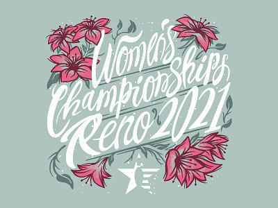 USBC Women's Championship Reno '21 branding design graphic design illustration logo typography vector