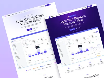 Websoft - SaaS Startup Template creative saas website figma hero section homepage landing page modern landing page saas template software website startup