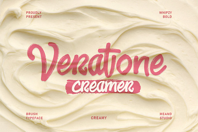 Veratone – Creamy Brush Typeface kids branding font