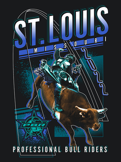 PBR St. Louis Event 2022 Tee branding design graphic design illustration logo vector