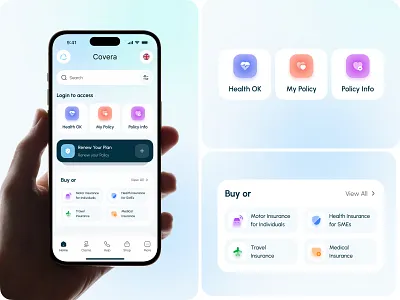 Insurance Mobile App Design android android app design android app designer app app design app interface app interface designer app ui design app ui designer application application design apps ui design ios iphone mobile mobile app mobile app design mobile applications design mobile ui mobile ui designer