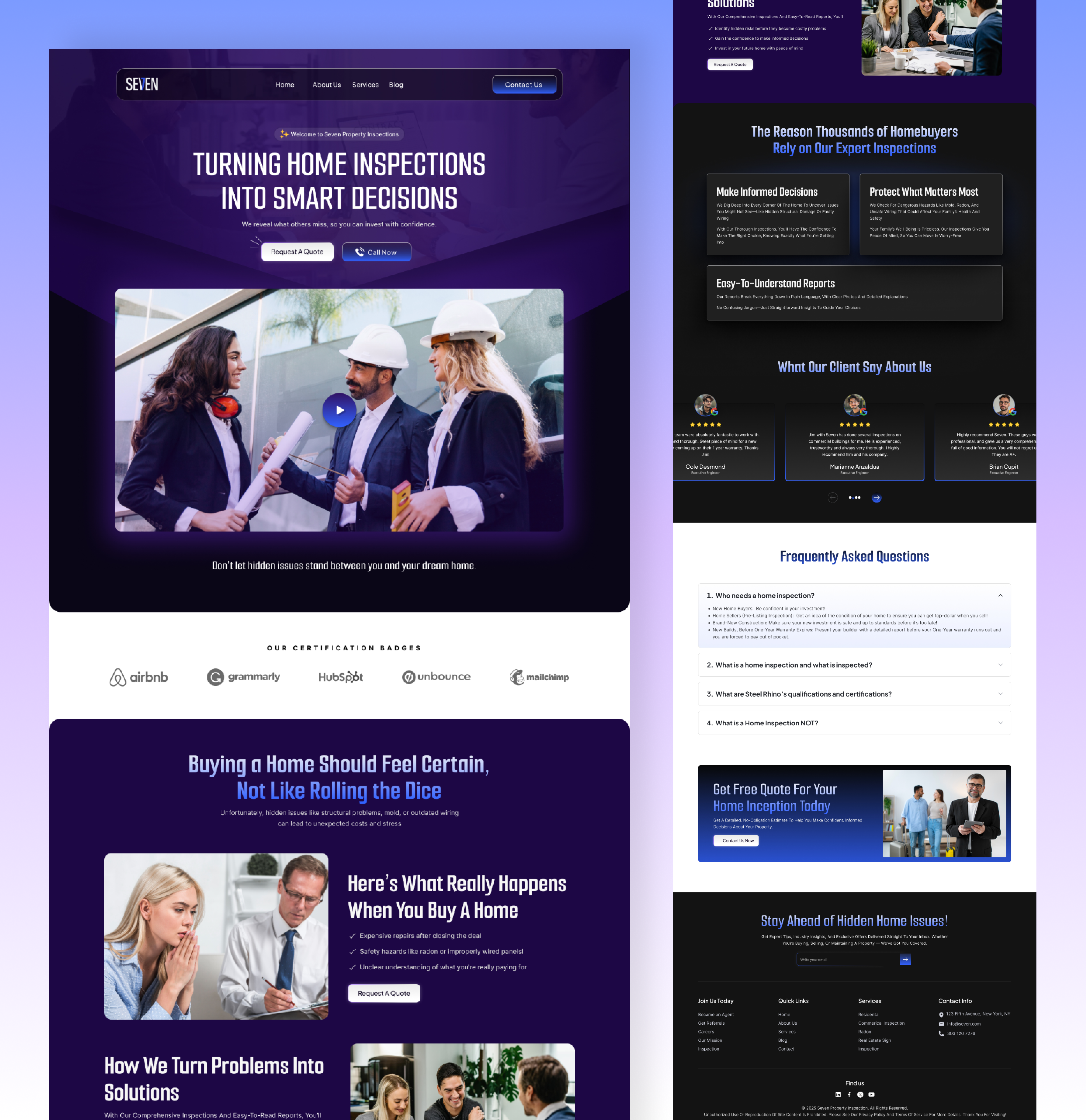 Example of Full Website Redesign