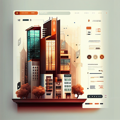 Web site | Ai | Rent agency branding figma home rent towers ui ux web web design