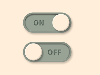 On/Off Switch (Toggle Button) - Daily UI Challenge 15 dailyui dailyui15 dailyuichallenge dailyuichallenge15 off on onoff onoffswitch switch toggle ui uidesign