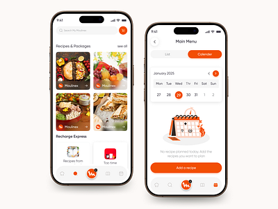 AI Food Application UI app ui category app clean detail page dowload figma food app food app design food app ui ios app meal planner mobile app product design transparent typography ui ui ux user experience user interface ux