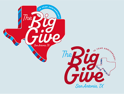 Logo Design for San Antonio's Big Give branding graphic design illustrator logo