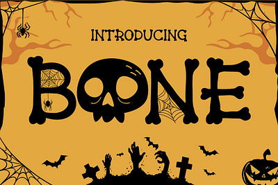 Bone Fonts art fonts background fonts bone fonts design fonts fun fonts ghost fonts halloween fonts horror fonts magic fonts nightmare fonts spider fonts spooky fonts
