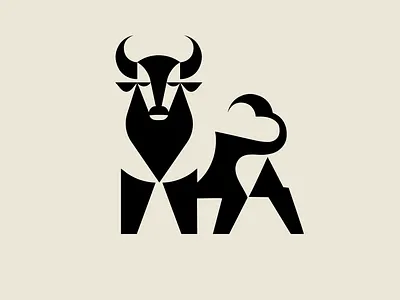 LOGO - TAURUS branding buffalo design graphic design icon identity illustration logo marks symbol taurus ui