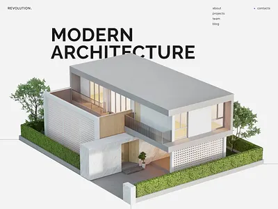 REVOLUTION Website UI/UX Design after effects agency animation appartment architecture building company corporate figma graphic design house illustration minimalistic motion graphics product team ui ui kit ux website
