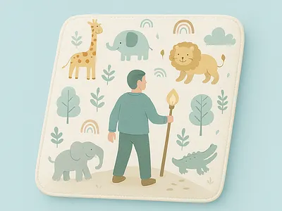 Illustration for product card for marketplace design illustration