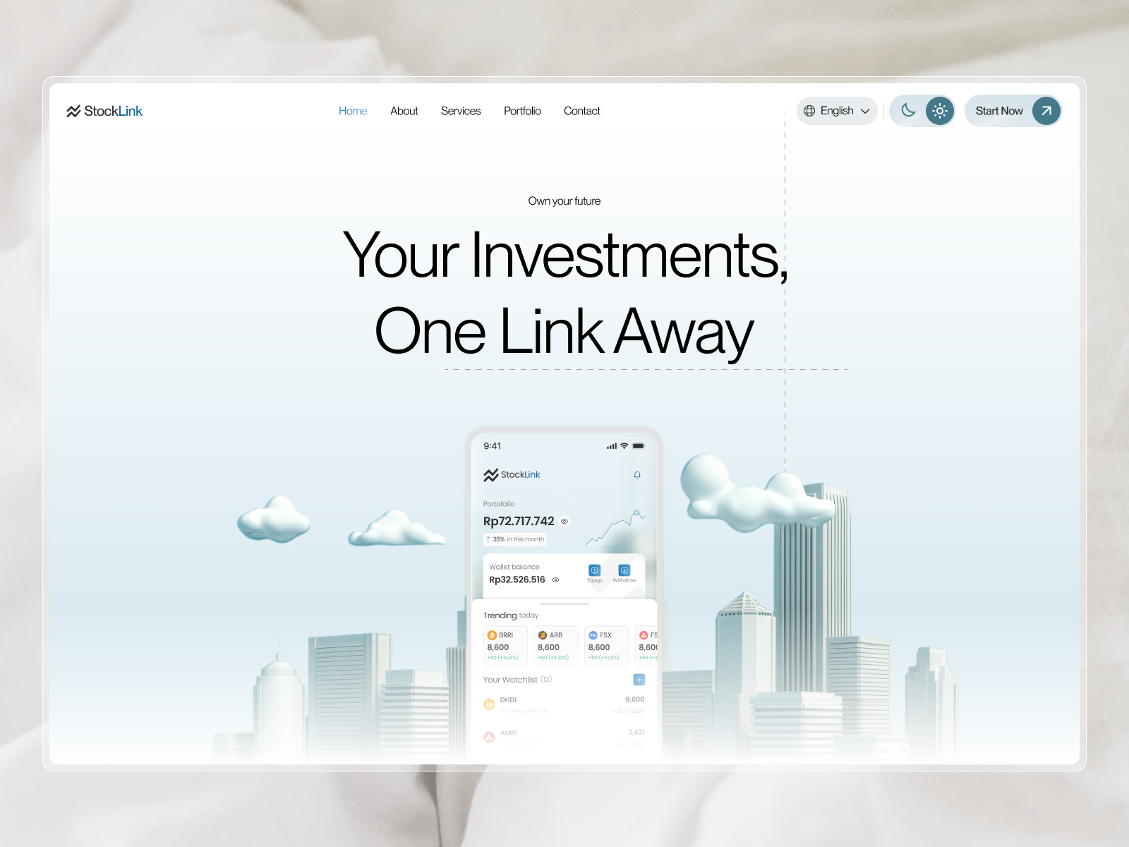 Example of Landing Page Design