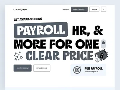 HR, Payroll, Employee: SaaS Platform Website Design b2b design employee hiring hr hr software hrms human resources human resources tool landingpage management tool minimal payroll recruiting recruitment saas scheduling tool uidesign uxdesign webdesign