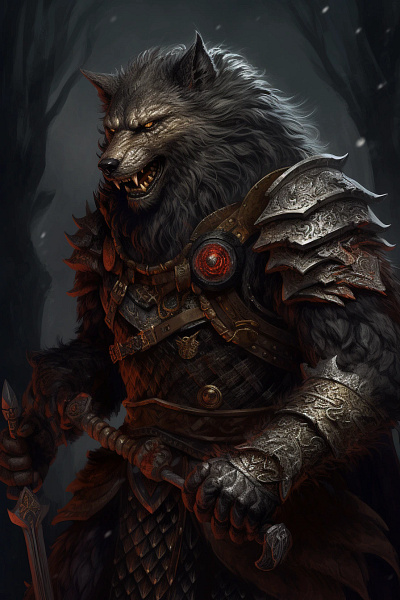 The character of a game illustration