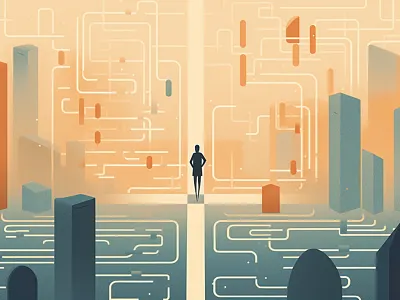 The cover of mobil mind game illustration