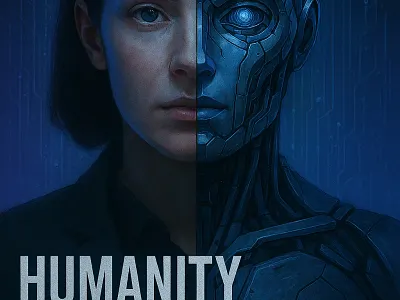 The cover for YouTube channel about science branding illustration