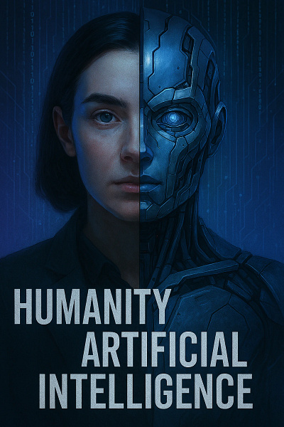 The cover for YouTube channel about science branding illustration
