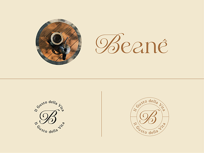BEANE 2025 bean brand coffee branding branding 2025 coffee design elegant coffee graphic design illustration logo luxury coffee minimal logo royal logo typography vector