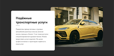 Site for "Auto-sever" branding design