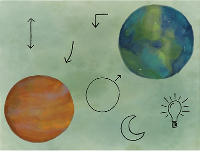 Solar System Illustrations branding graphic design illustration illustrator