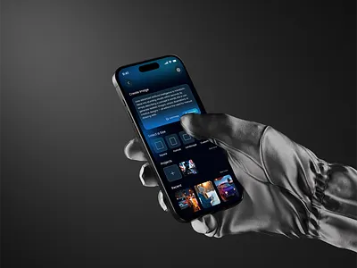 AI Assistant & Image Generator App UI ai ai assistant ai mobile app ai voice app app design chatgpt generate app image generator ios mobile app product design saas ui voice app