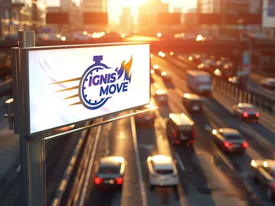 Ignis Move Logo branding creativity flyer design graphic design graphic designer