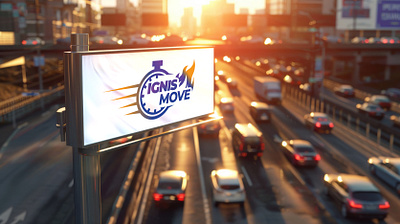 Ignis Move Logo branding creativity flyer design graphic design graphic designer