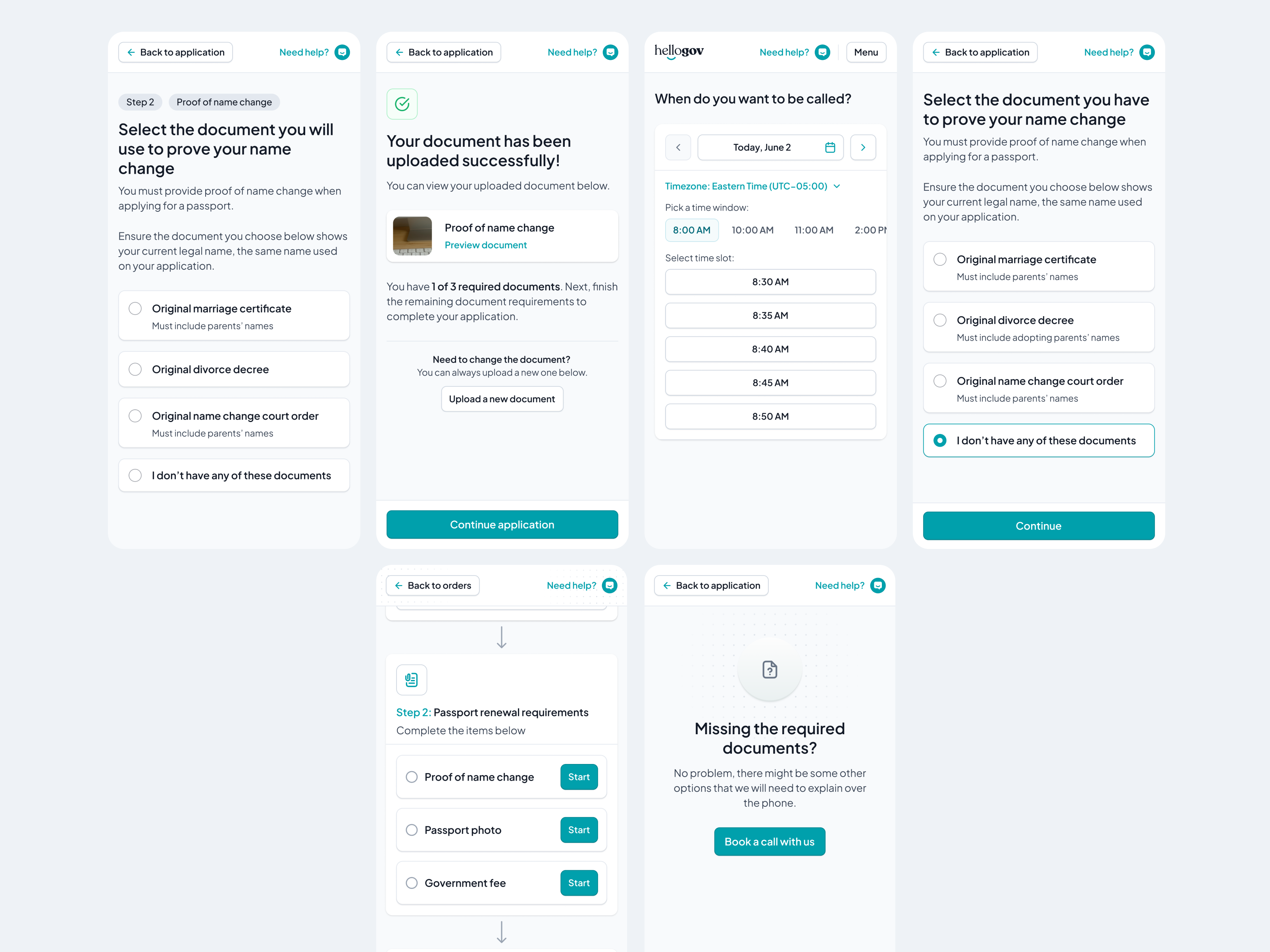 HelloGov Passport Application Form application form document management form gov tech government hellogov passport personal details progress step by step upload document upload file visa