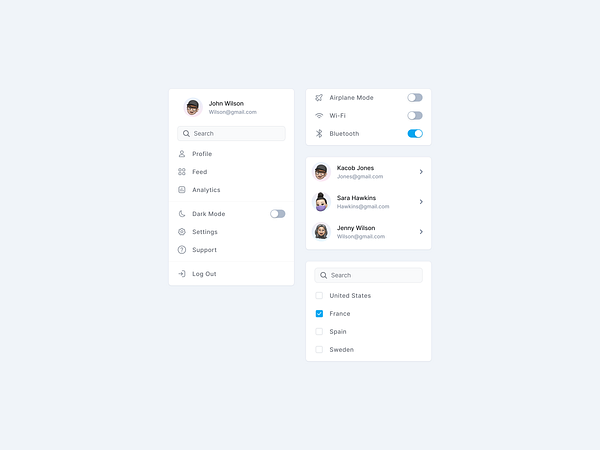 Dropdown UX by Dmitry Sergushkin on Dribbble