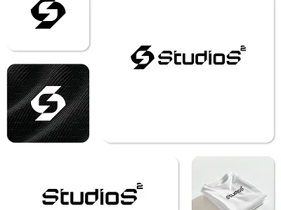 Studio S² Logo brand identity branding creative logo custom typography futuristic logo geometric logo logo design logomark minimalist logo modern logo monogram personal brand sharp logo ss logo studio logo
