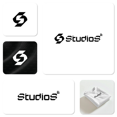 Studio S² Logo brand identity branding creative logo custom typography futuristic logo geometric logo logo design logomark minimalist logo modern logo monogram personal brand sharp logo ss logo studio logo