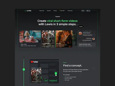 Tutorial page Web desgin ai tutorialpage uidesign uxuidesgin webdesgin