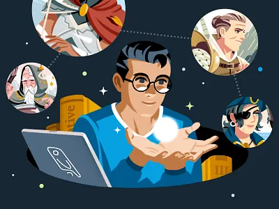 Reedsy Studio character design illustration reedsy writing